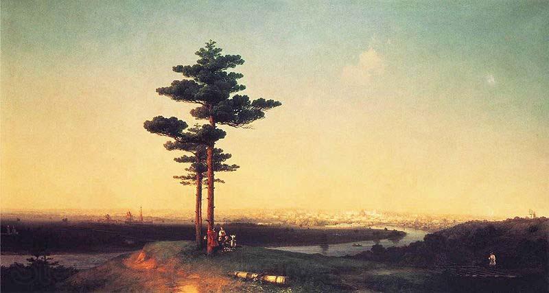 Ivan Aivazovsky View of Moscow from the Sparrow Hills France oil painting art